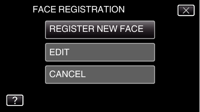 REGISTER NEW FACE